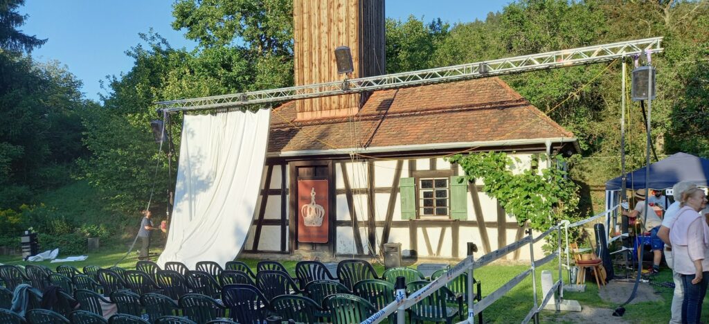 Open-Air-Kino in Progress